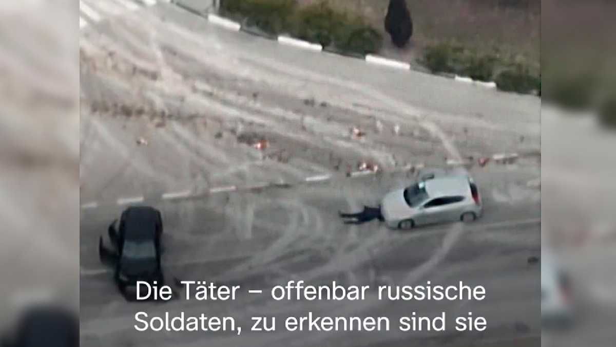 A German TV channel has published a video of Ukrainian civilian being killed by Russian military - en