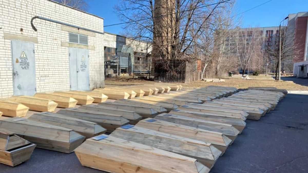 Morgues are full: 40-45 people are buried in Chernihiv every day - en Morgues are full: 40-45 people are buried in Chernihiv every day - en