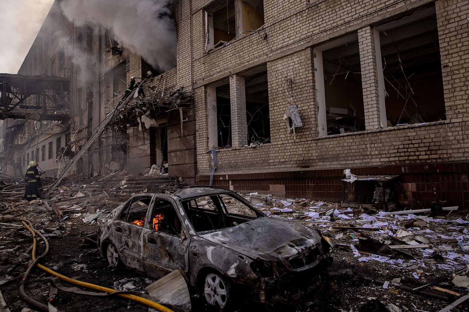 Ukrainian cities came under shelling - en
