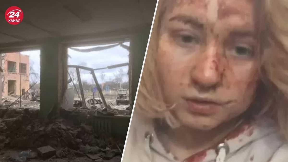 The Ukrainian woman survived in Chernihiv  in Russia, her story was called a "fake" - en