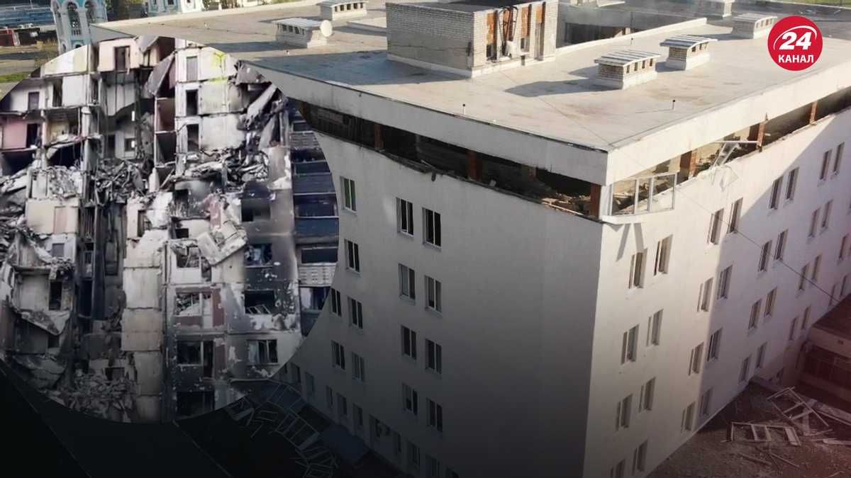 Invaders shelled a hospital and residential buildings In Kharkiv horrific photos - en Invaders shelled a hospital and residential buildings In Kharkiv horrific photos - en