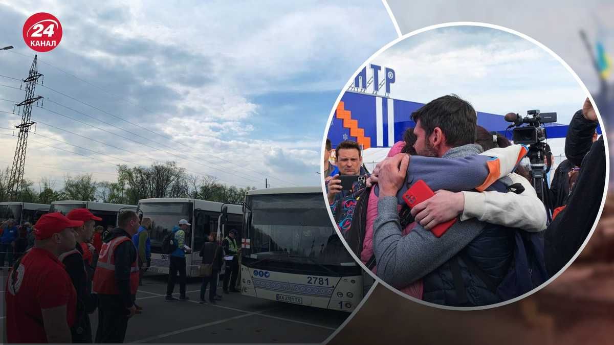 Civilians evacuated from the Azovstal steel plant in Mariupol have arrived in Zaporizhzhia - en Civilians evacuated from the Azovstal steel plant in Mariupol have arrived in Zaporizhzhia - en