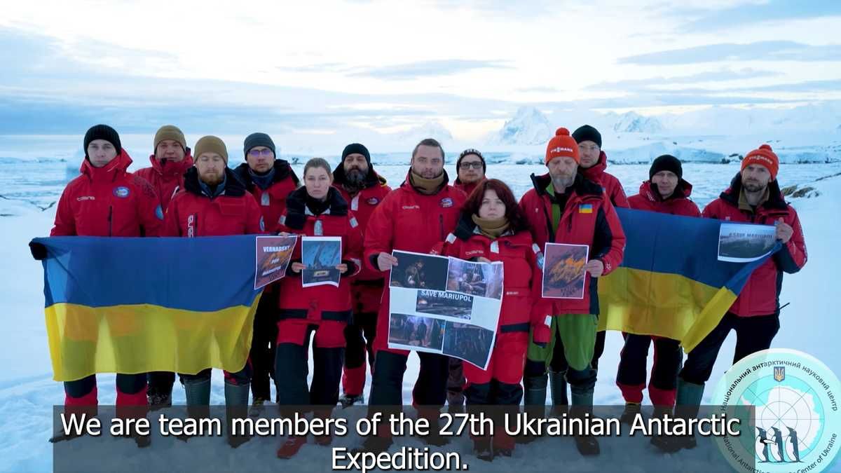 Ukrainian polar explorers made an appeal to save the defenders of Mariupol - en Ukrainian polar explorers made an appeal to save the defenders of Mariupol - en