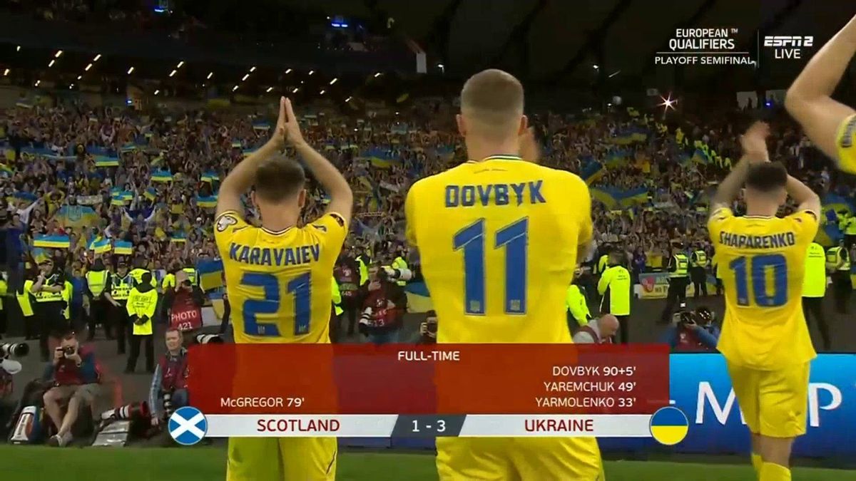 Scotland vs Ukraine  1 3 - en