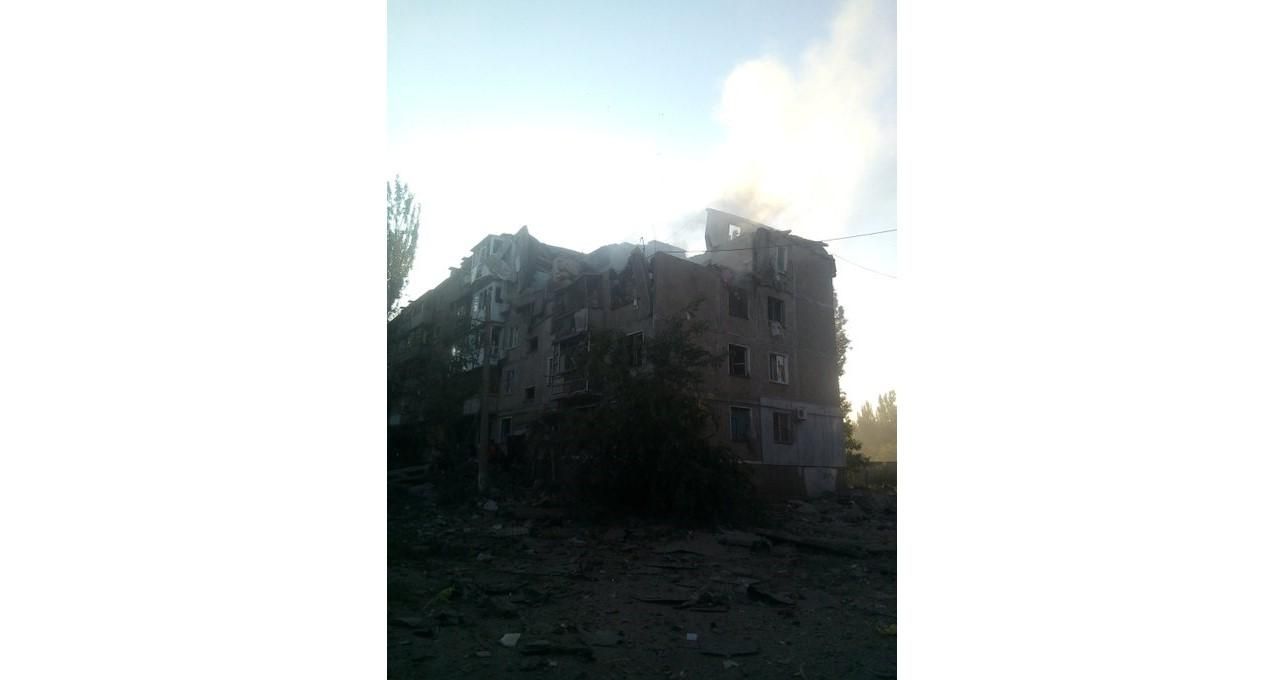 Mykolaiv  Russia hit residential building - en